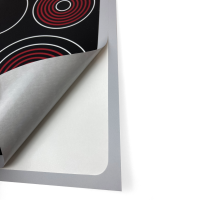 Witzel Wutz Indoor Möbelaufkleber | Ceranfeld Herdplatten für Spielküche DIY 30×30 cm