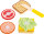 Sandwich Brotzeit zum Schneiden